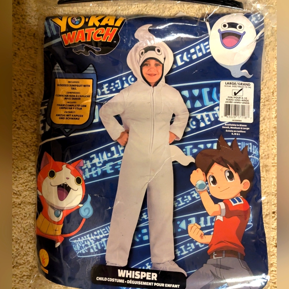 Yo kai Watch Kid's Whisper costume